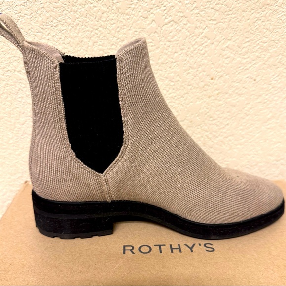 Rothy’s Lug Boot - Merino Wool Dove size 7.5 like new - Picture 8 of 8